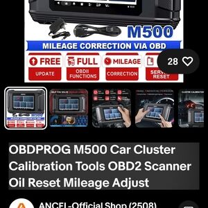 M500 Black Car Cluster Calibration Tool